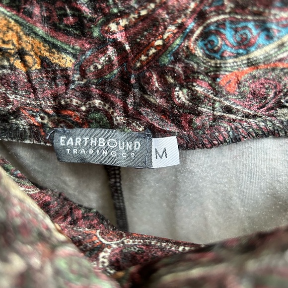 Earthbound trading pants flare leg hems (15”) velvety inseam 23” Sz M - Picture 5 of 6